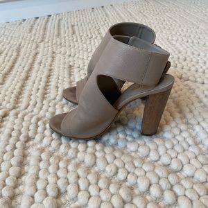 Vince Open Toe Booties